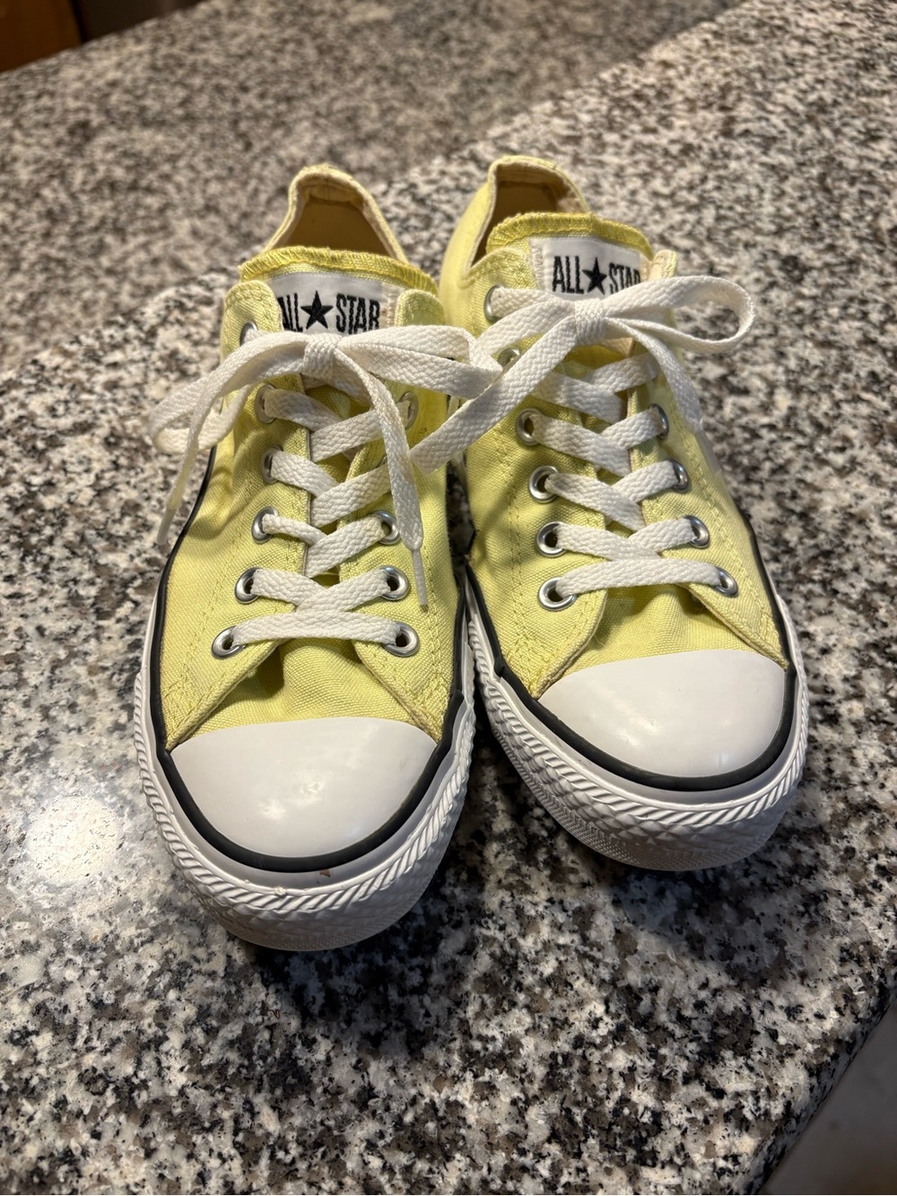 Converse All Star Low Top Sneakers - Butter Yellow